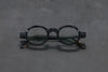 Rigards natural buffalo horn wire cut silver inlaid high degree handmade glasses RG0130SE series collection RG-RG0130SE-SJHB random black and white frame transparent film